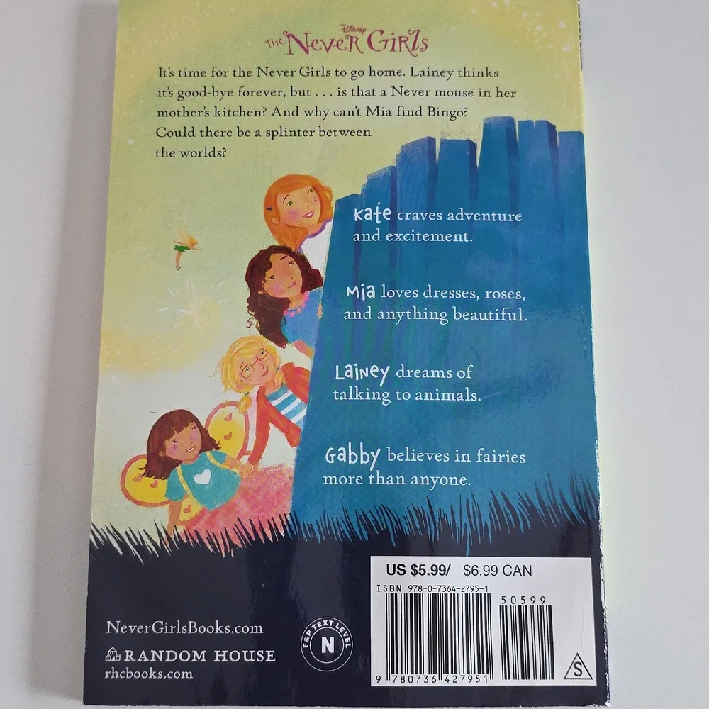 The Neverland Girls Chapter Book Set Readers Ages 6 To 10 - Disney